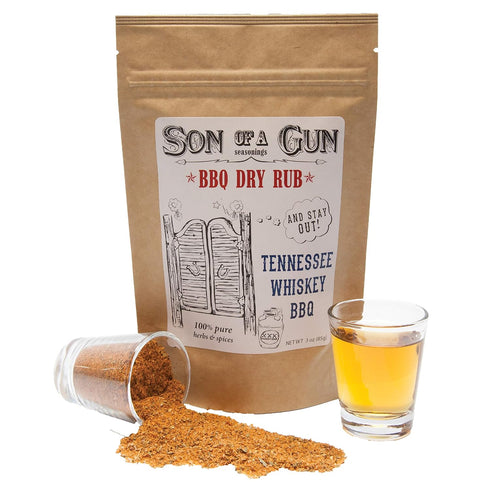 The Spice Hut Son Of A Gun Tennessee Whiskey Seasoning, 3 Ounce