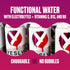 B6 B12, 16 Oz 12 Pack Yesly Functional Water, Black Cherry, Naturally Flavored Still Water with Electrolytes