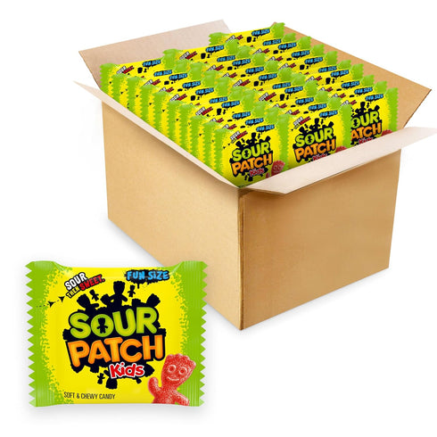 SOUR PATCH KIDS Soft & Chewy Gummy Candy, Bulk Candy, 140 Snack