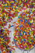 Sweet Evas 100% KOSHER,1.5 LBS. NATURAL RAINBOW SPRINKLES - NATURAL COLOR, DAIRY FREE, NUT FREE, GLUTEN FREE, SOY FREE