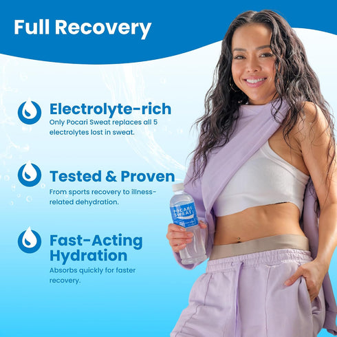 500 ml, 12 Pack Pocari Sweat PET Bottles - The Water and Electrolytes that Your Body Needs, Japans Favorite Hydration