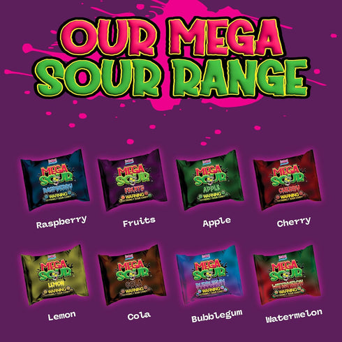 200g Barnetts Sweets Mega Sour Candy Cola
