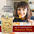 500g 17.63oz (3 pack) Pasta Panarese Pici Pasta - Wheat Pasta Made in Italy, /