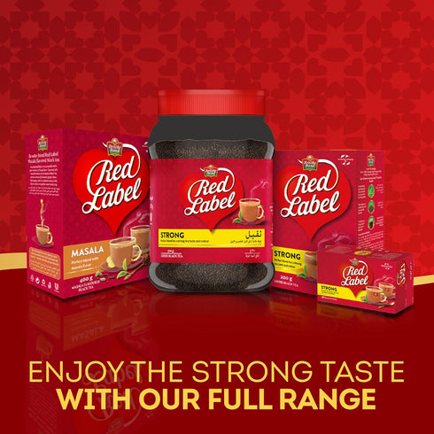 Brooke Bond 450 (Pack 3) Red Label Tea by | Loose Tea | Black Tea | Compatible for Chai & Milk | Premium Blend |