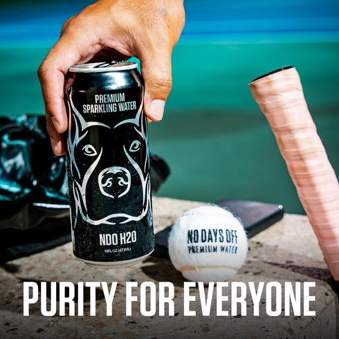 12 Pack,16 oz, 100% NO DAYS OFF Premium Sparkling Water - fl Unflavored - Ultra-Purified Reverse Osmosis with Gentle