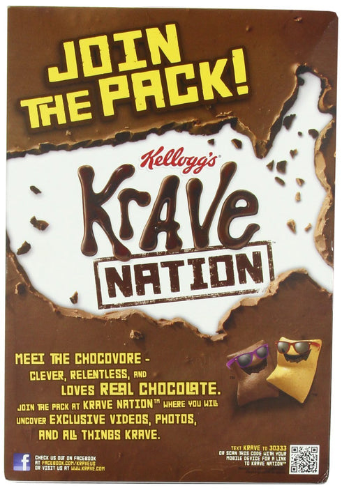 Kellogg's 11.4-Ounce (Pack 4) Krave Chocolate Cereal