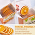 5.29oz 6g 7cm 26 Dried Orange Slices for Cocktails Dehydrated Orange Slices, Large Center-Cut Dried Citrus Slice