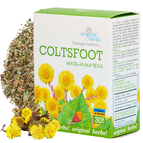 COLTSFOOT HERB TEA (Tussilago Farfara L) - 100% Pure & Natural, Wild-Crafted,