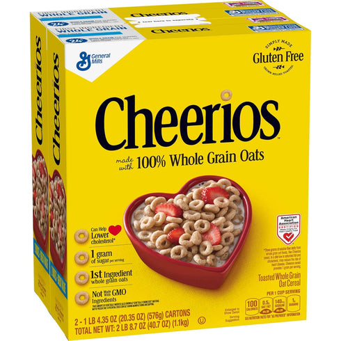 Generals Mills General Mills Cheerios, 20.35 oz (Pack of 2)
