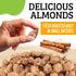 Pack 3, 5 oz Almond Brothers Roasted Almonds - of - Hand Crafted Cinnamon Glazed Roasted Almonds, Gluten-Free, Non-GMO