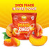 24 Packs Gummy Gummy Peach Rings - - Peach Candies Individually Wrapped - Sweet and Sour Candy for Classroom, Snacking