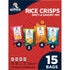 4 15 count Quaker Rice Crisps, Flavor Spicy and Savory Variety Mix