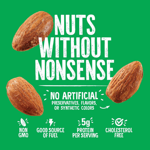 (1-Pack) 5 Oz Emerald Nuts Dry Roasted Almonds | Resealable Bag | Plant-Based Protein, Kosher Certified, Non-GMO |