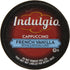Indulgio Cappuccino, French Vanilla, 12-Count Single Serve Cup for Keurig K-Cup Brewers