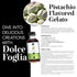 Dolce Foglia Pistachio Extract - 2 Ounce Water-Soluble Flavoring for Baked Goods, Beverages, Desserts & Ice Cream