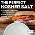 14 oz Coarse Grain Kosher Sea Salt for Grinder, Non-Iodized & Natural Replacement for Table Salt, Bag