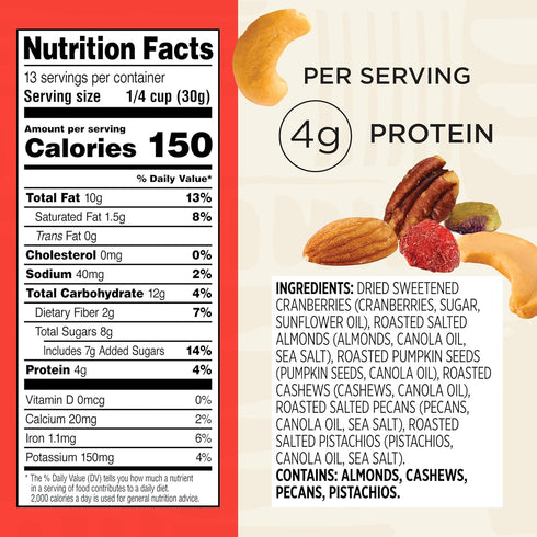 14 Snak Club Mega Trail Mix, Family Size, Ounce