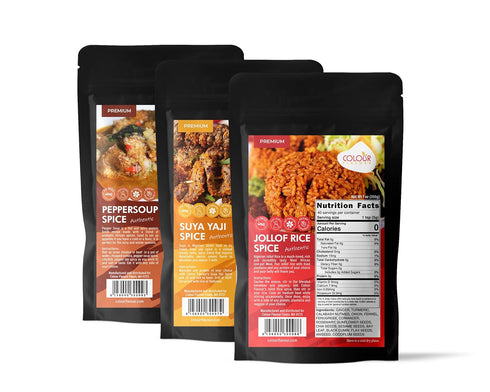 Colour Flavour Jollof Rice Spice, Tasty Smoky Seasoning for Rice, Made with Herbs and Superfoods