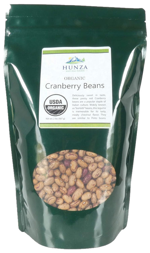 Hunza Natural Foods Hunza Organic Cranberry Beans (2 lbs)