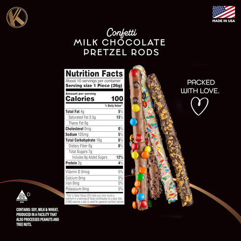 (10 KREMERY Creamy Chocolate Cravings - Mothers Day Treats, Chocolate Covered Pretzel Rods Gift Basket with Candied