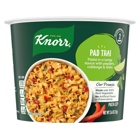 Knorr Pasta Cup For a Quick and Easy Meal Pad Thai Made