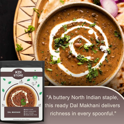 Store 55g Dal Makhani Creamy Black Lentils in Buttery Tomato Gravy Ready-to-Eat Vegetarian Indian Meal