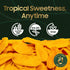 (2 Lb) Cravers Delight Lightly Sweetened Dried Mango Slices -Sliced Dehydrated Mango Dried Fruit in Bulk, Low Sugar