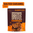 (Pack 1, 14 oz), Brownie Brittle Salted Caramel Thin and Crispy Sweet Snacks of Rich Gourmet Brownie Bites Dessert