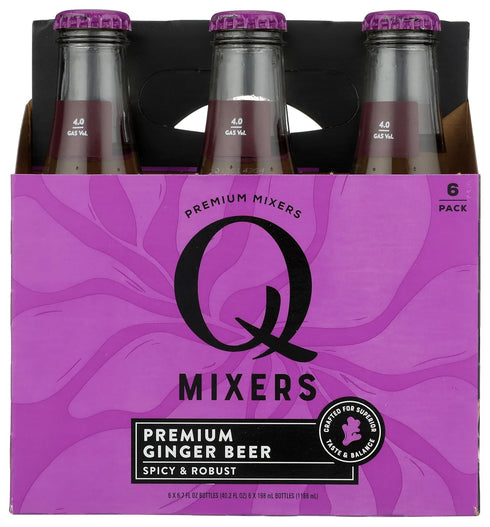 Q Drinks 6pk, 6.7 Ginger Beer FZ