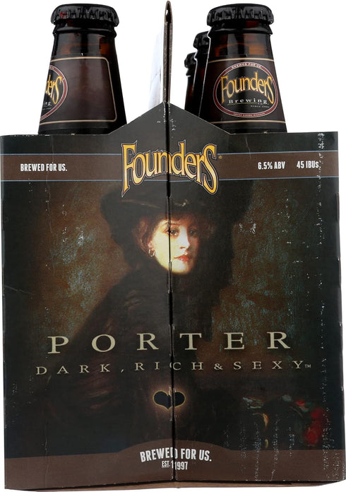 Founders 6pk, 12 Oz Brewing Co, Ale Porter Dark Rich & Sexy, Fl