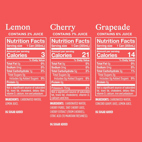 3 Pack, 12 Oz Pack 24 Spindrift Sparkling Water, Americana Flavor Variety Made with Real Squeezed Fruit, Fl Cans