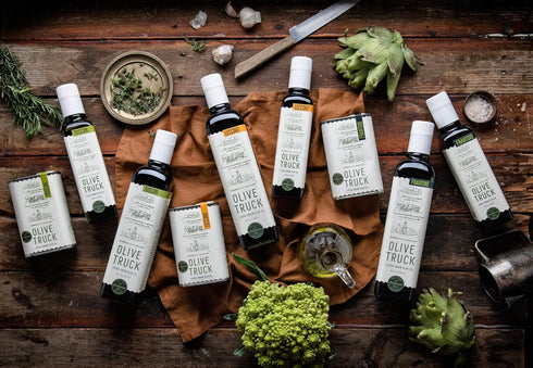 Olive Truck 16.9 oz (Pack 1) California Extra Virgin Olive Oil - Made from Early Harvest Olives, Authentic & Filtered