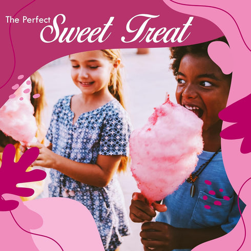 Under the Sun Products (2 Pack, 2 lb (2 Pack 2 lb Cotton Candy Floss Sugar Pink Vanilla & Blue Raspberry Each) |