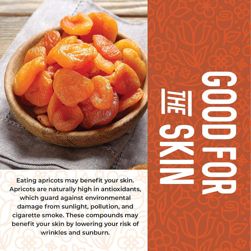 1 Dried Apricots No Sugar Added, Pound. Turkish Apricots Dried Fruit, Dry Apricot Bulk, Apricots. All Natural, Non-GMO.
