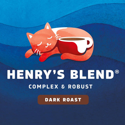 100% 6 (12 oz Seattles Best Coffee, Dark Roast Ground Coffee, Henry's Blend, Arabica, Bags Each)