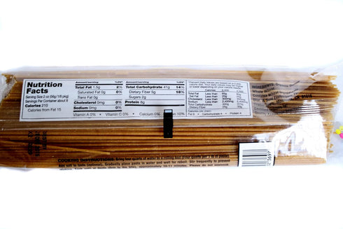 Trader Joe's 16 oz Organic Whole Wheat Spaghetti