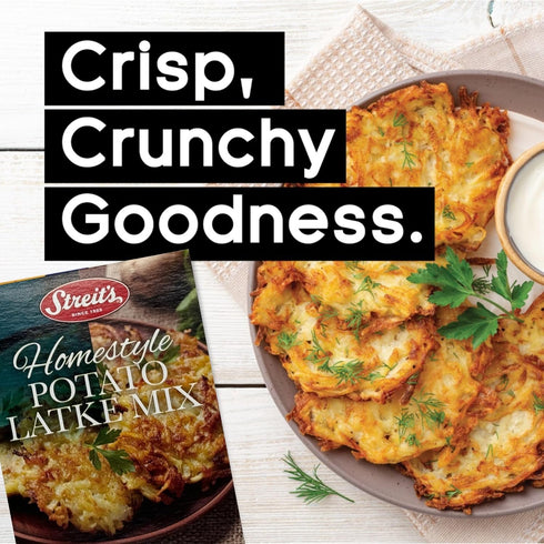 (6oz, Pack 3) Streit's Homestyle Potato Latke Mix - Kosher Certified, Suitable for Passover, Gluten Free, No MSG Added