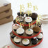 Sumerk 24PCS Gold Glitter 18 Cupcake Toppers for 18th Birthday Anniversary Party Decorations