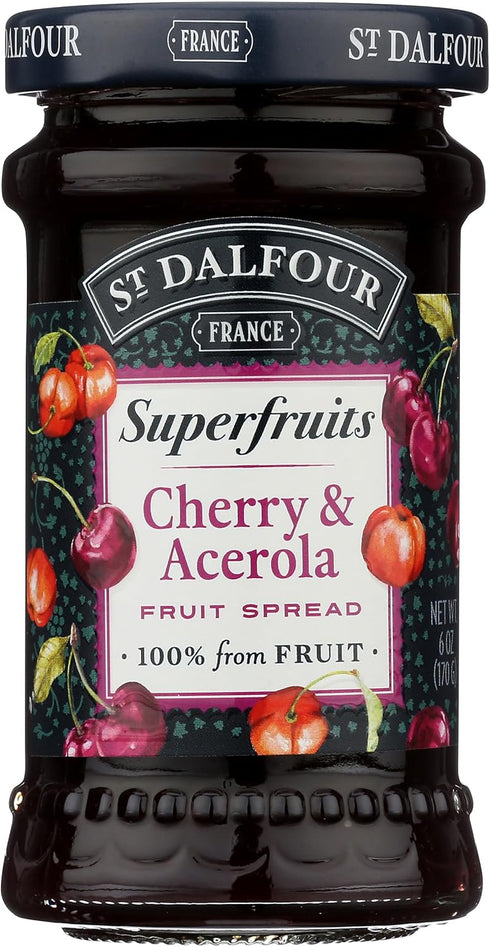 St. Dalfour Superfruits Cherry & Acerola Fruit Spread - 6 oz -