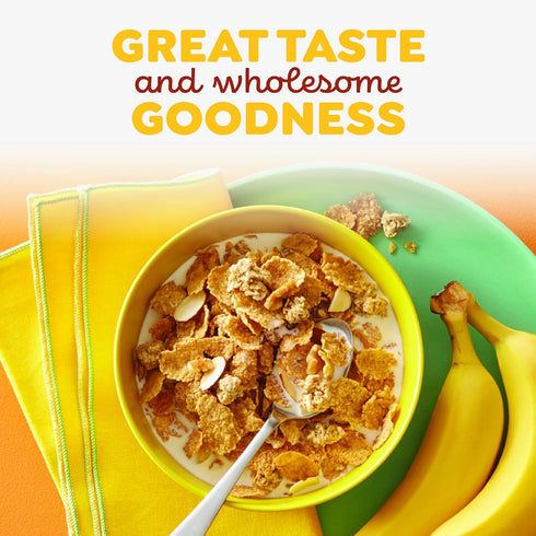 Great Grains 15.5 OZ Banana Nut Crunch Breakfast Cereal for Adults, Made with Whole Grain, Non-GMO, Heart Healthy, Box