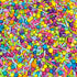 Manvscakes Rainbow Cake Sprinkles - Pink Edible Sprinkles for Valentines, Cookies, Chocolate, Ice Cream