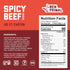 Whole30 9g 20 The New Primal Grass-Fed Spicy Beef Sticks, Keto, Gluten Free Healthy Snacks for Adults, Sugar Free Low