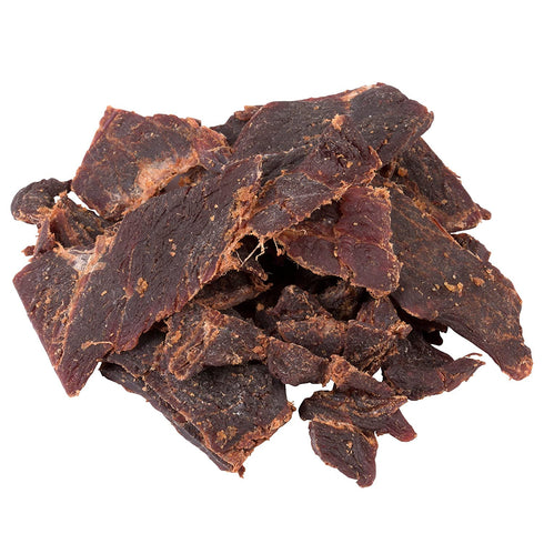 Strollo's Beef Jerky Packs 4 Pack 1.5 oz Strollos Beef Jerky Snack - Mild - Each - Low Carb, Zero Sugar, Low Fat - All
