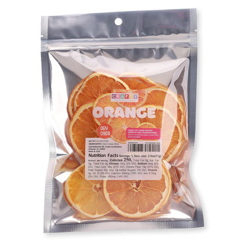Premium Dried Orange Slices Dehydrated Oranges 2.5 OZ (71g) - 100% Natural
