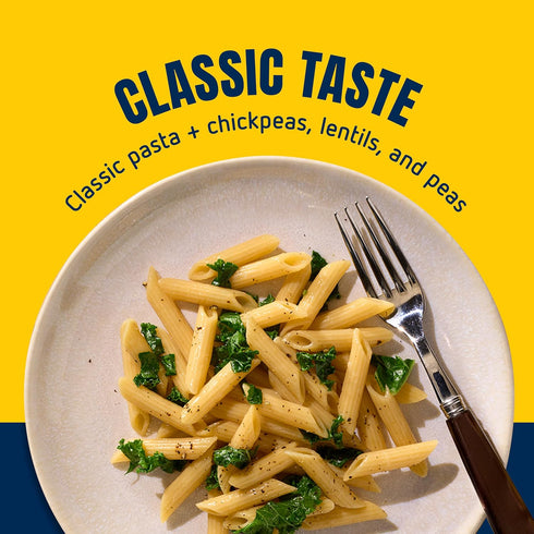 14.5 Barilla Protein+ (Plus) Penne Pasta, Ounce - plant based - Made from Lentils, Chickpeas & Peas - Non-GMO, Kosher