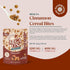 3 Omega-3 Omega-6, 66g Pack 6 Eat Omega Mega Os Cinnamon Granola Cereal Bites - Gluten-Free, Dairy-Free, Plant-Based