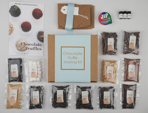 Create Yourself 18 Chocolate Truffle Making Kit (Gift Idea, DIY Activity, Easy Intro to the Art of Chocolate Making).