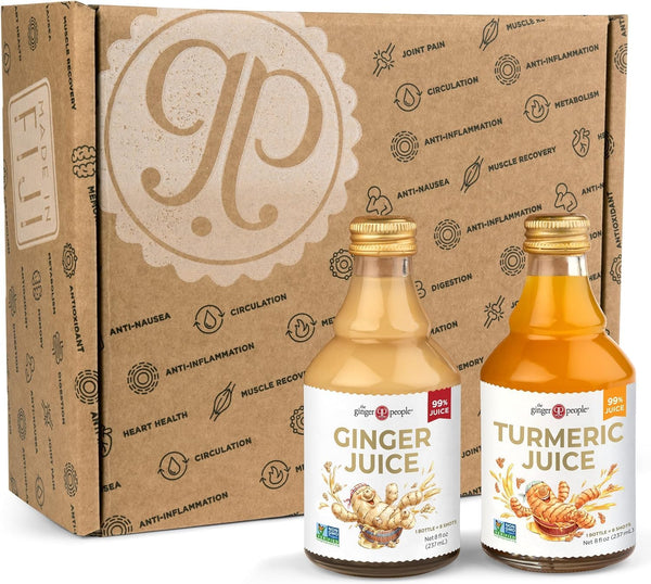 The Ginger People Ginger & Turmeric Juice Set | Digestion + Anti-Inflammatory