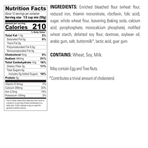 25.2 Oz Krusteaz Heart Healthy Pancake