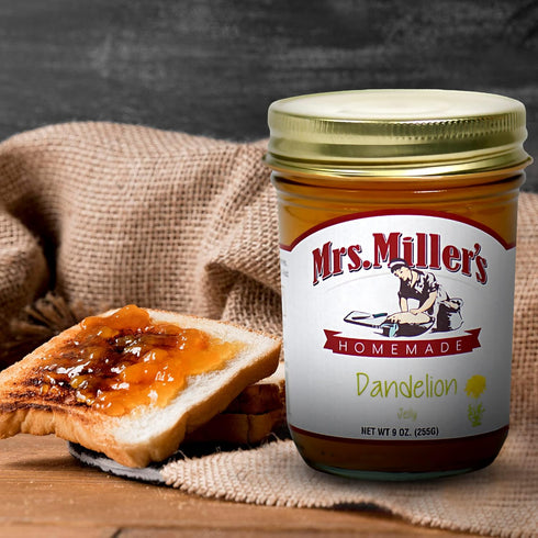 Mrs. Miller's 3 Dandelion Jelly: Jars Homemade